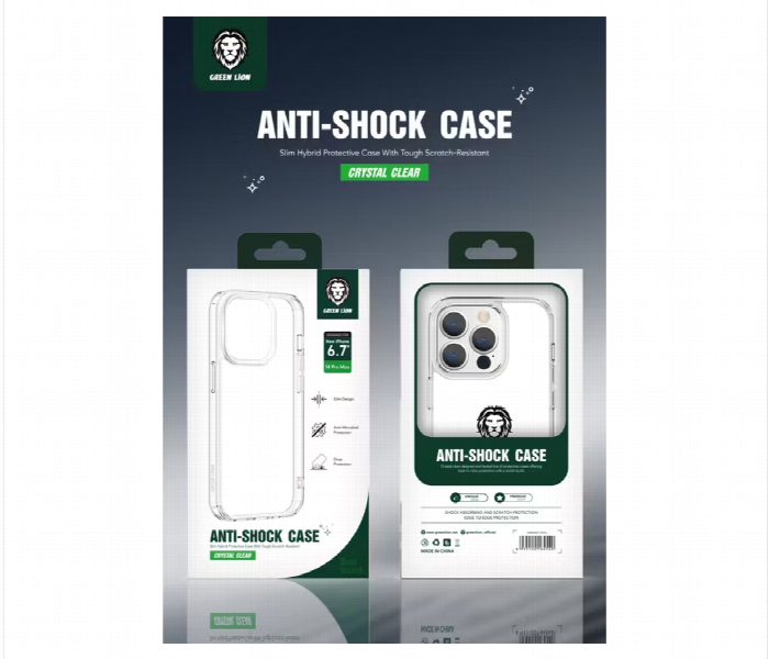 Green Lion Anti Shock Case For Iphone 14 Pro Max  6.7 Inch - Zoom Image 3