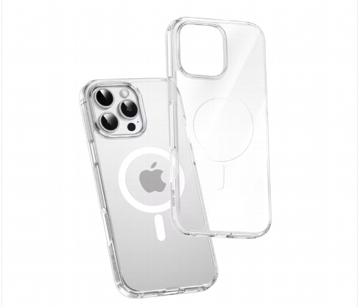Green Lion Magsafe Crystal Clear Case For Iphone 16 Pro Max - Zoom Image 1