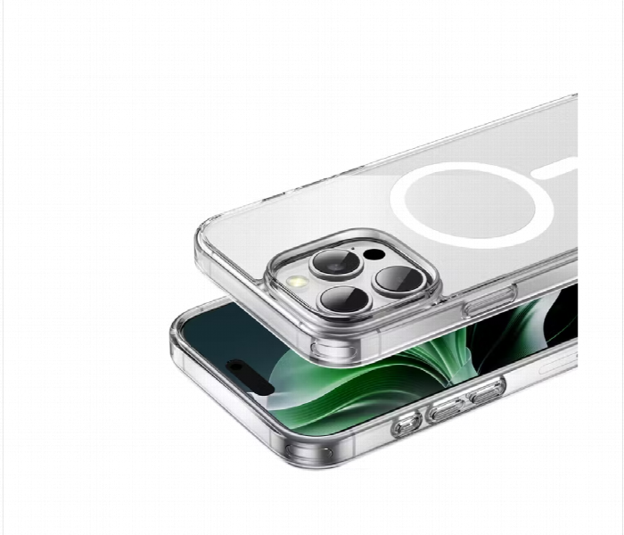 Green Lion Magsafe Crystal Clear Case For Iphone 16 Pro Max - Zoom Image 2