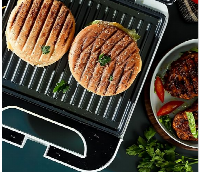 Geepas Ggt36548 1400W Grill Maker With Non Stick Cooking Plates - Zoom Image 3