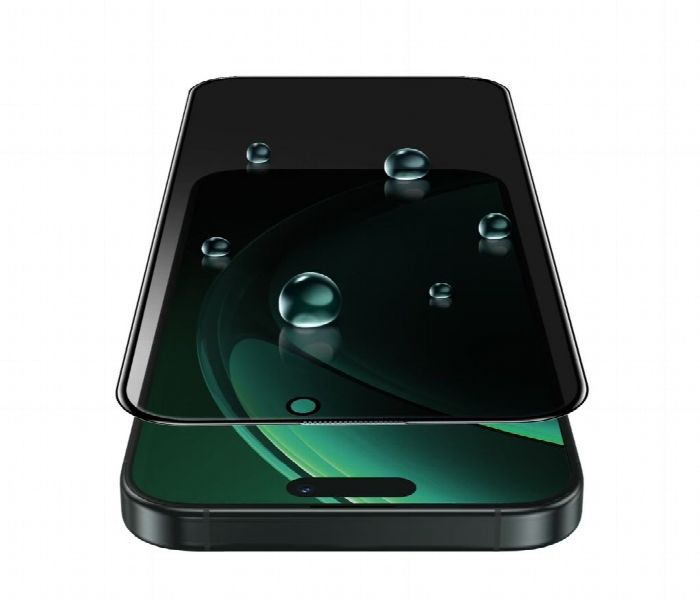 Green Lion 3D Pv Pet Pro Full Curved Glass For Iphone 16 Pro Max Black - Zoom Image 1