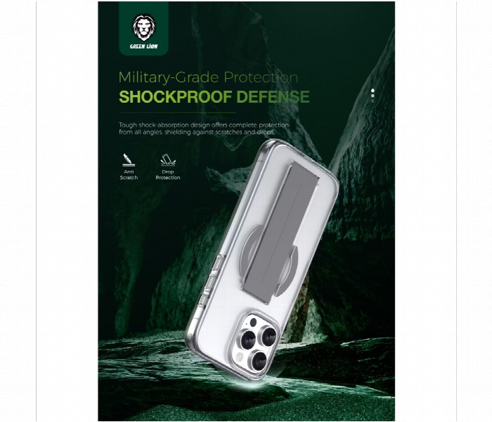 Green Lion Magsafe Grip Case Iphone 16 Pro Max Desert Titanium - Zoom Image 2