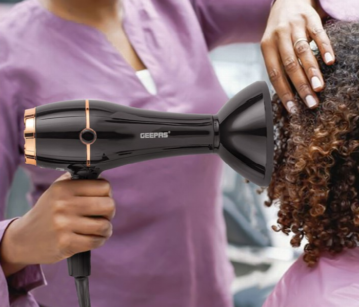 Geepas Ghd86069 Professional 2200W High Speed Hair Dryer With Powerful Motor And Heat Control Settings - Zoom Image 5