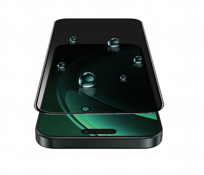 Green Lion 3D Pv Pet Pro Full Curved Glass For Iphone 16 Plus  Black - Zoom Image 1
