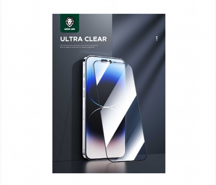 Green Lion 9H Steve Hd Screen Protector For Iphone 15 Pro  Clear - Zoom Image 2