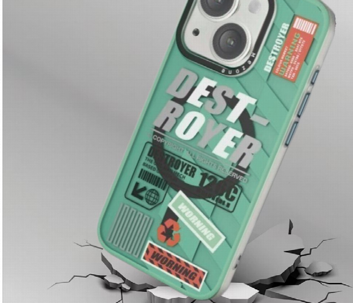 Mezone Destroyer Magnetic Phone Case For Iphone 14 Green - Zoom Image 4