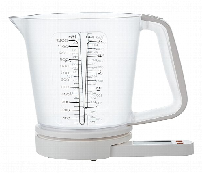 Geepas Gks46514 Led Screen Attached Kitchen Scale 5Kg Capacity With Measuring Cup - Zoom Image 2