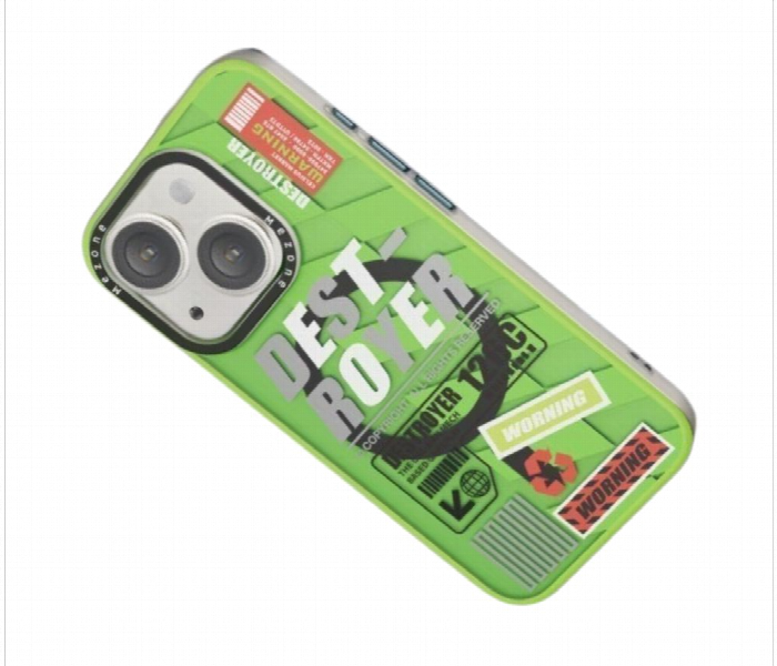 Mezone Destroyer Magnetic Phone Case For Iphone 14 Yellow Green - Zoom Image 4