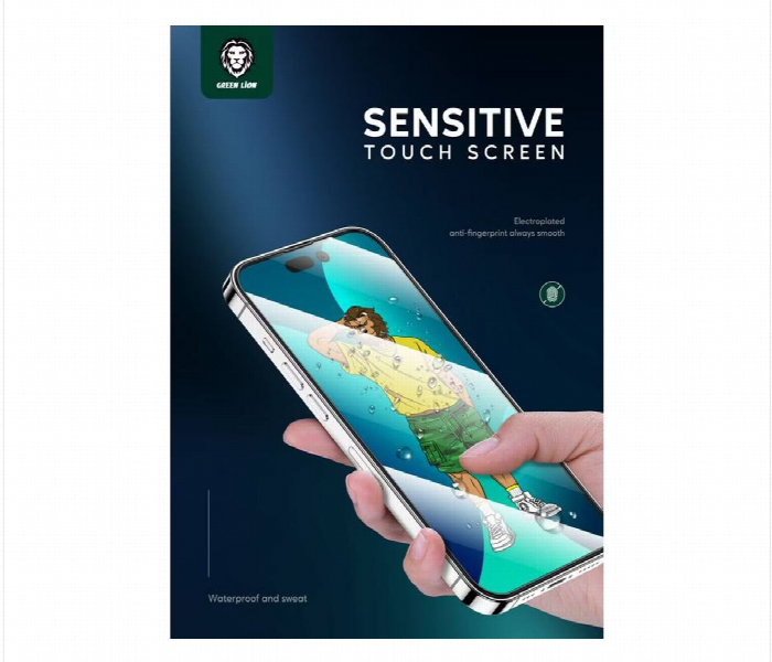 Green Lion 3D Silicone Hd Glass Screen Protector For Iphone 14 Pro Max  Clear - Zoom Image 4