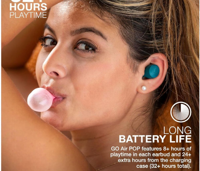 Jlab Go Air Pop True Wireless Bluetooth Earbuds Teal - Zoom Image 5