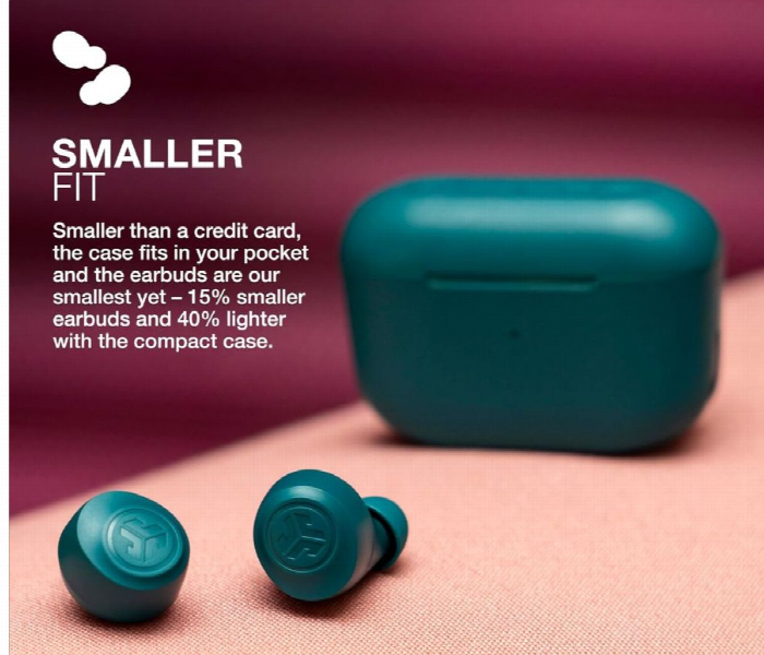 Jlab Go Air Pop True Wireless Bluetooth Earbuds Teal - Zoom Image 4