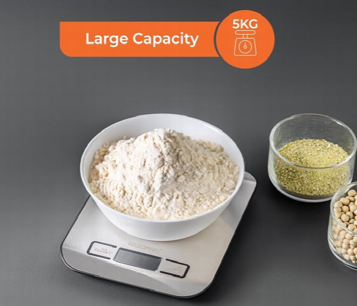Geepas Gks46526Uk Kitchen Scale With Digital Display With 5Kg Maximum Weight - Zoom Image 5