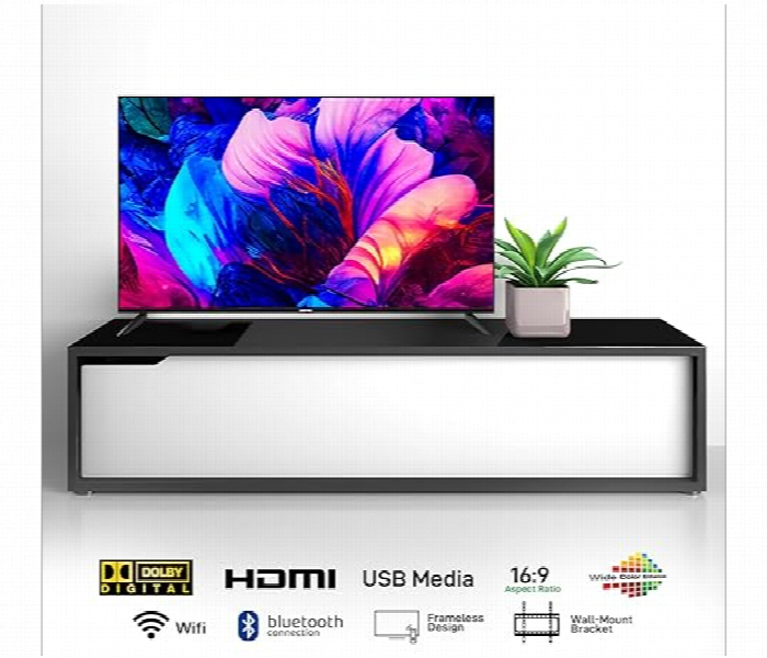 Geepas Gled5506Sgxhd 55 Inch Google Smart Led Tv With 4K Ultra Hd And Frameless Design - Zoom Image 4