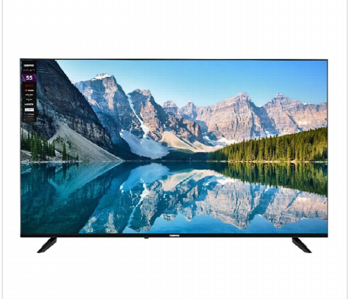 Geepas Gled5506Sgxhd 55 Inch Google Smart Led Tv With 4K Ultra Hd And Frameless Design - Zoom Image 1