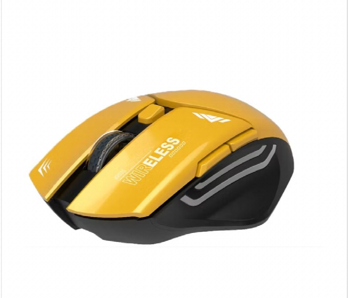 Porodo Gaming Wireless Mouse Dpi 1600  Yellow - Zoom Image 1