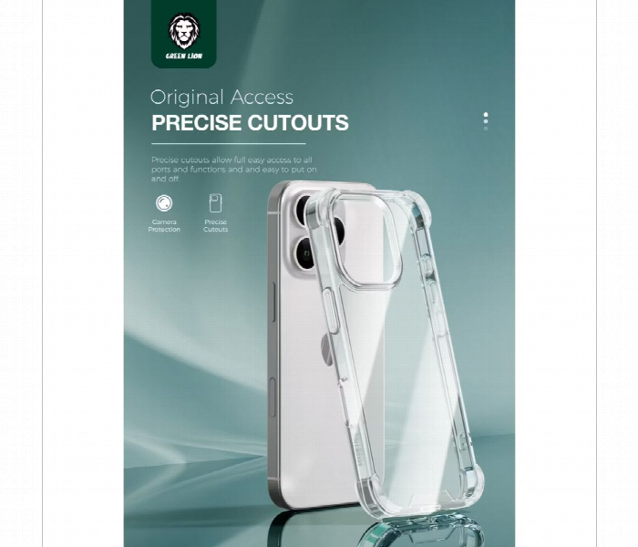 Green Lion Anti Shock Case For Iphone 16 Pro - Zoom Image 2