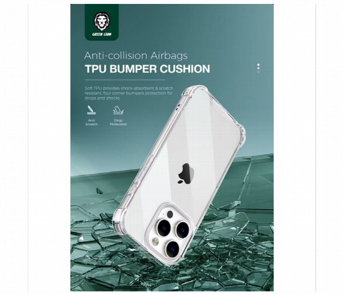 Green Lion Anti Shock Case For Iphone 16 Plus - Zoom Image 4