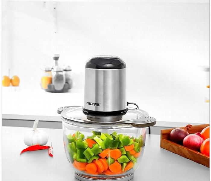 Geepas Gmc42024 3L 500W Compact Multi Chopper With 2 Speed Levels And Double Blade Assembly - Zoom Image 3