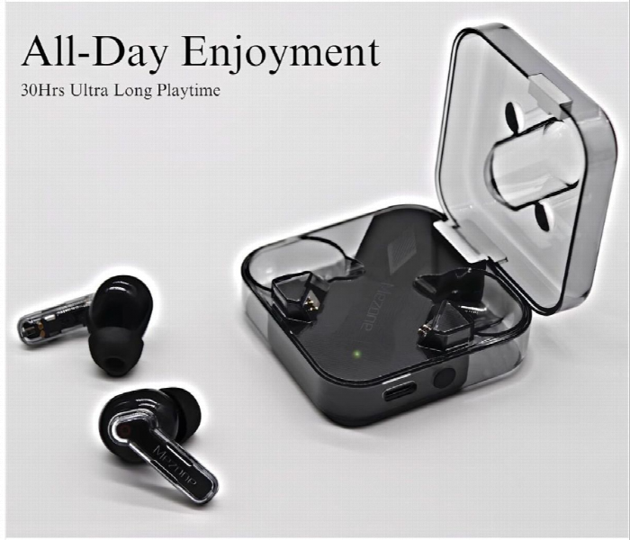 Mezone Quartz True Wireless Earbuds Black - Zoom Image 2
