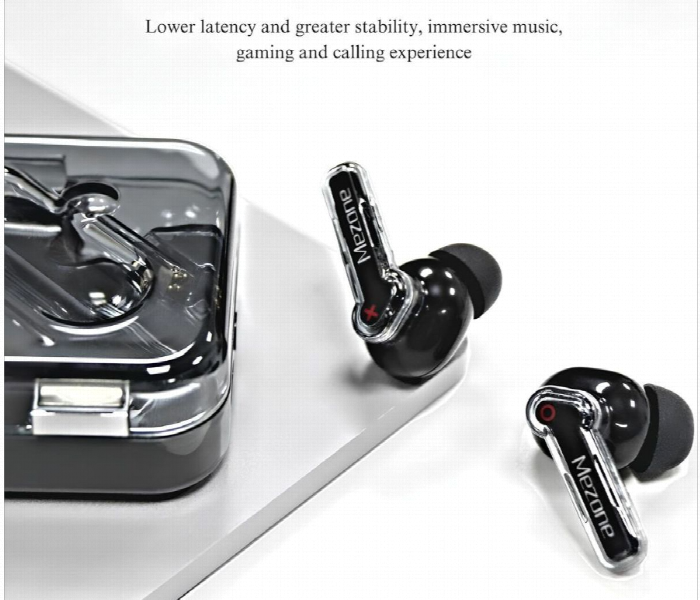 Mezone Quartz True Wireless Earbuds Black - Zoom Image 4