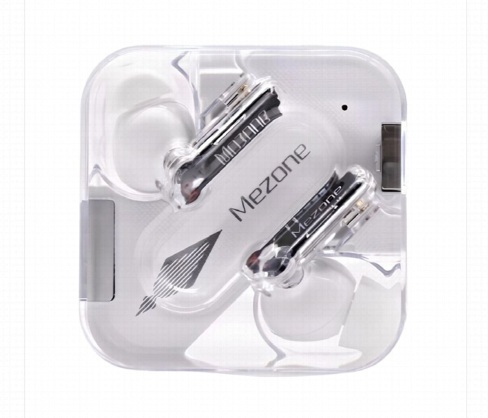Mezone Quartz True Wireless Earbuds White - Zoom Image 1