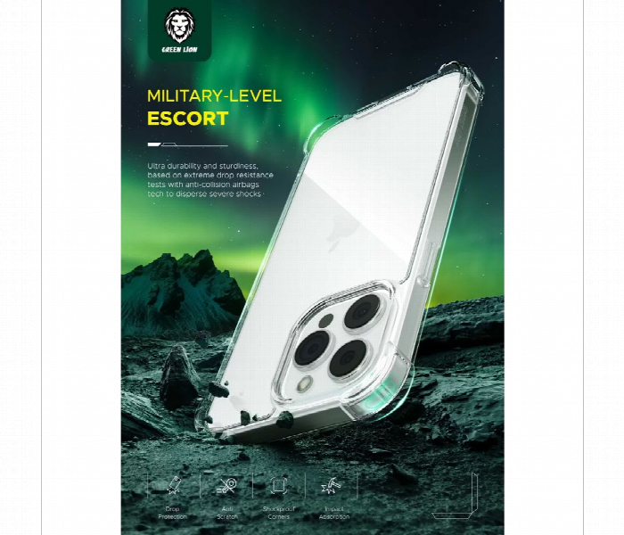 Green Lion Anti Shock Case For Iphone 15 Pro Max - Zoom Image 4
