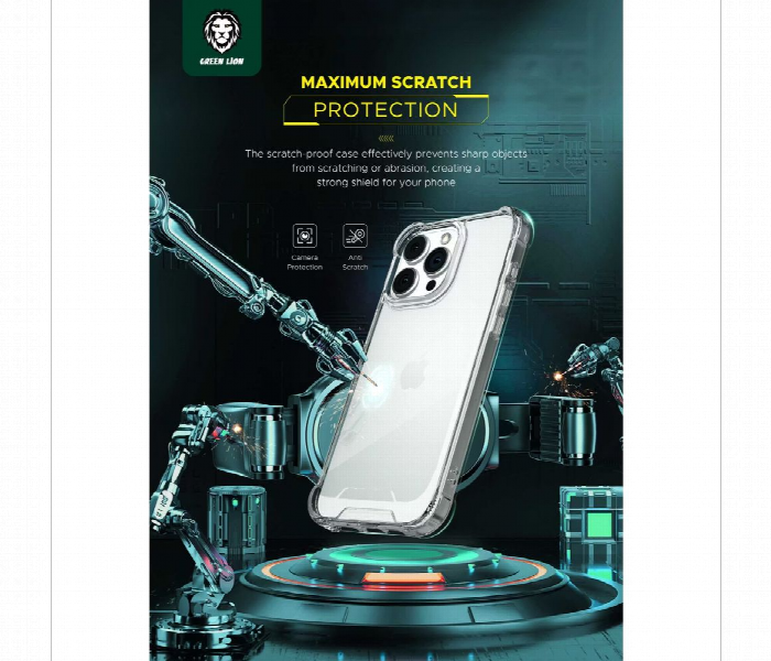 Green Lion Anti Shock Case For Iphone 15 Pro - Zoom Image 3