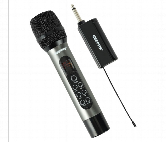 Geepas Gmp15014 Sound And Low Noise Effective Range Microphone With 30 Unique Frequencies - Zoom Image 1
