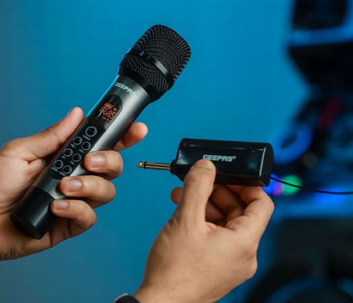 Geepas Gmp15014 Sound And Low Noise Effective Range Microphone With 30 Unique Frequencies - Zoom Image 4