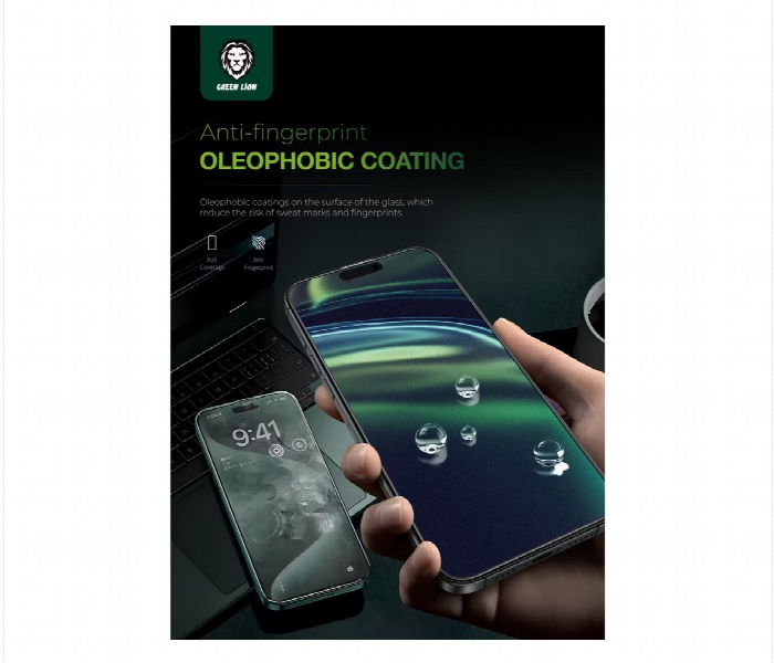 Green Lion 3D Silicone Plus Advanced Privacy Edge Glass For Iphone 16 Plus Black - Zoom Image 3