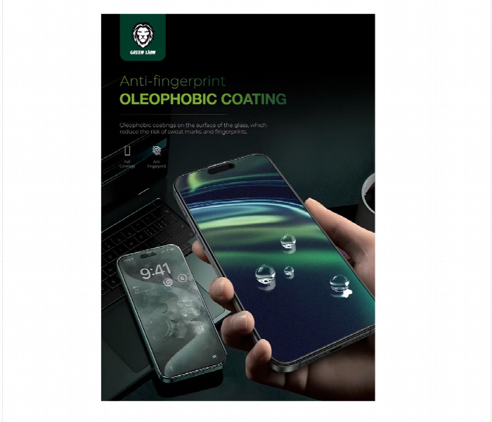 Green Lion 3D Silicone Plus Advanced Privacy Edge Glass For Iphone 16 Plus Black - Zoom Image 2