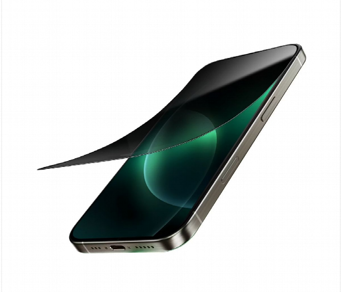 Green Lion 9H Steve Privacy Full Glass Screen Protector For Iphone 16 Pro Max  Black - Zoom Image 1