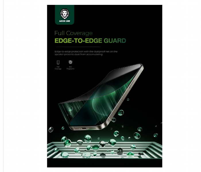 Green Lion 9H Steve Privacy Full Glass Screen Protector For Iphone 16 Pro Black - Zoom Image 3