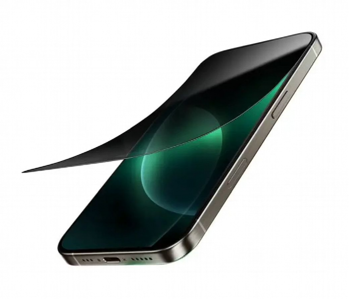 Green Lion 9H Steve Privacy Glass Screen Protector For Iphone 16 6.1 Black - Zoom Image 1