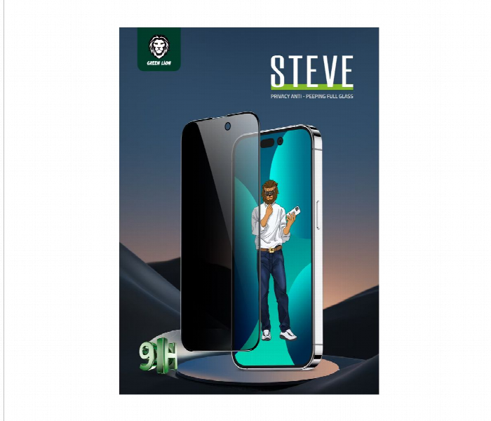 Green Lion 9H Steve Privacy Screen Protector For Iphone 14 Pro Max 6.7Inch - Zoom Image 4