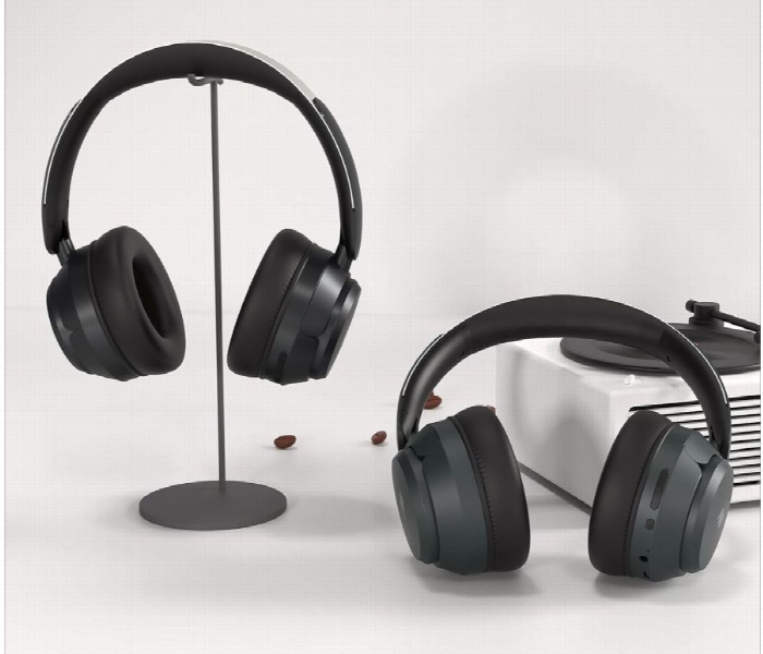 Mezone Lukas Anc Wireless Headphone Space Grey - Zoom Image 4