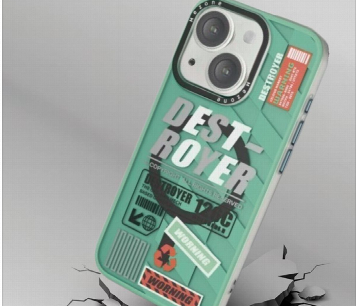 Mezone Destroyer Magnetic Phone Case For Iphone 15 Green - Zoom Image 4