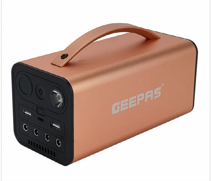 Geepas Gps51087 Rechargeable Power Station With 7500Mah Rechargeable Lithium Battery And 10W Solar Panel - Zoom Image 3