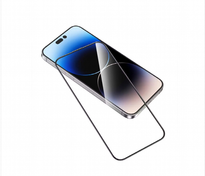 Green Lion 3D Glitter Curved Screen Protector For Iphone 15 Pro Titanium - Zoom Image 1