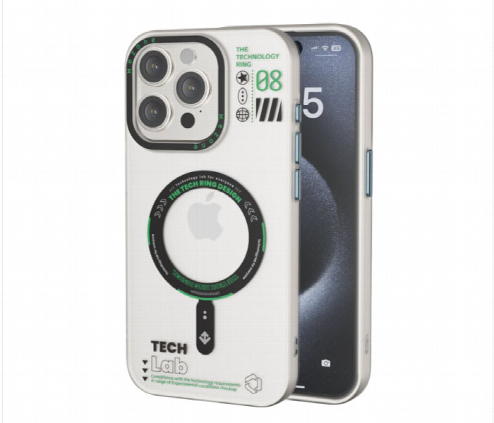 Mezone Tech Magnetic Case Iphone 15 Pro  Black - Zoom Image 1