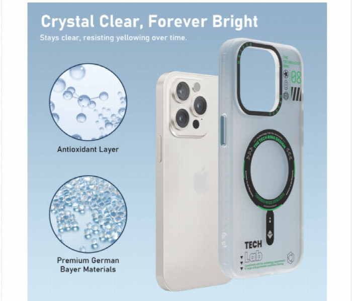 Mezone Tech Magnetic Case Iphone 15 Pro  Black - Zoom Image 2