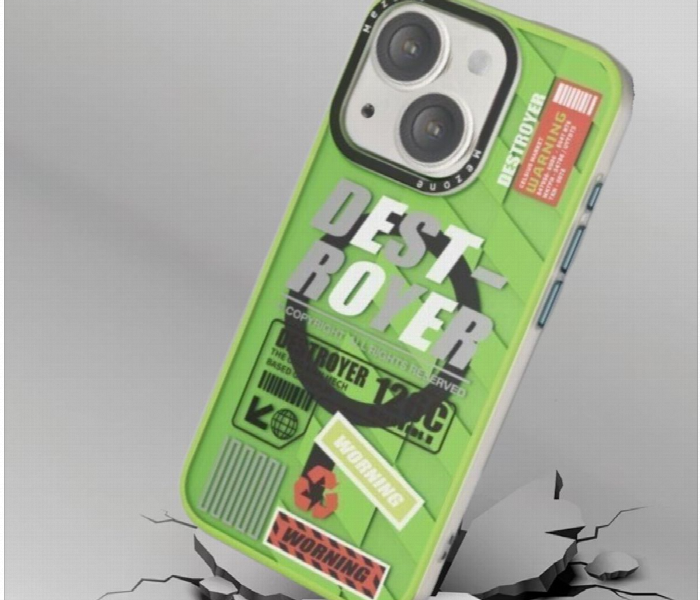 Mezone Destroyer Magnetic Phone Case For Iphone 15 Yellow Green - Zoom Image 3