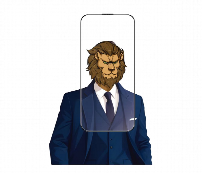 Green Lion Sir Louis 3D Curved Advanced Round Edge Glass Iphone 16 Plus - Zoom Image 1