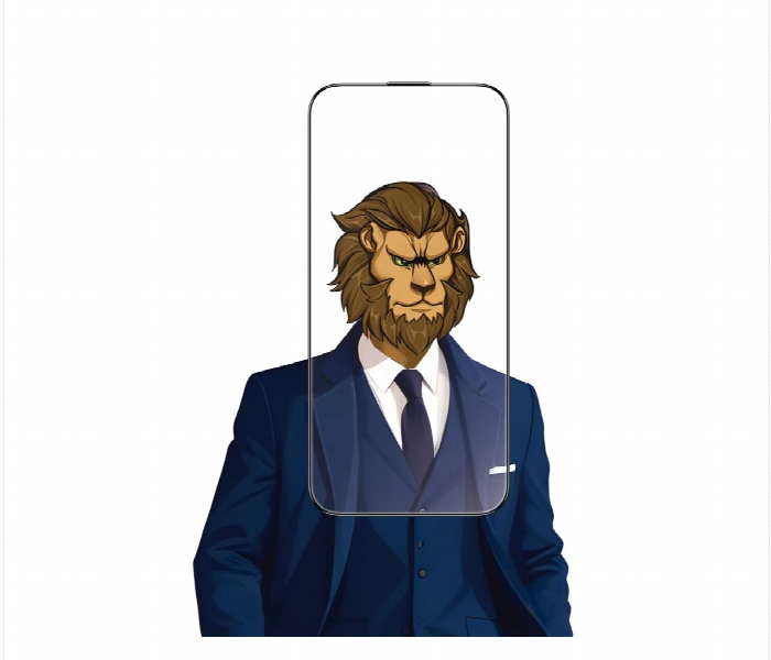 Green Lion Sir Louis 3D Curved Advanced Round Edge Glass Iphone 16 Pro - Zoom Image 1