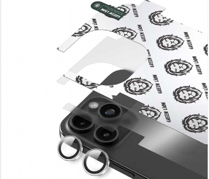 Green Lion 4 In 1 Defender Pack Privacy For Iphone 15 Pro - Zoom Image 3