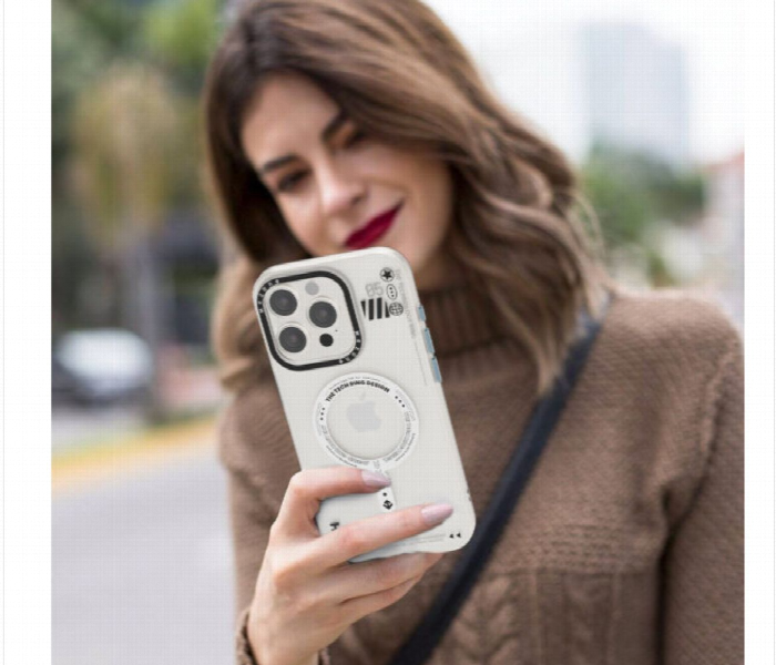 Mezone Tech Magnetic Case Iphone 14 Pro  White - Zoom Image 3