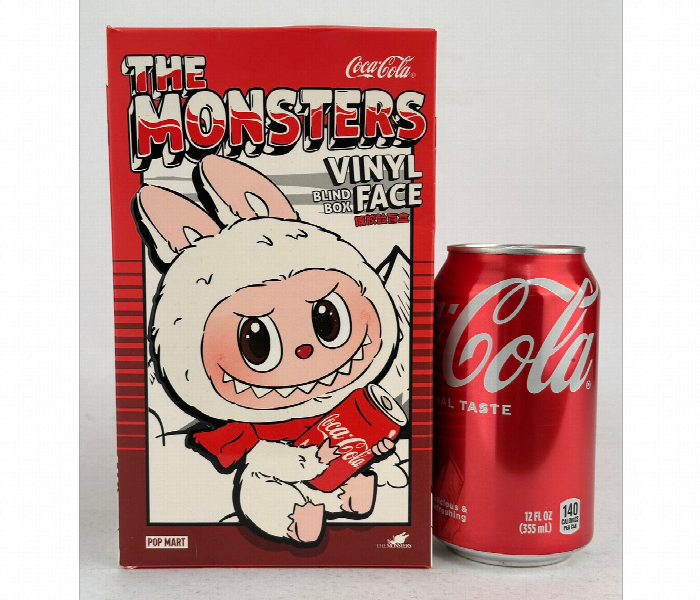 Labubu The Monsters Coca Cola Vinyl Face Series Pop Mart Big Size - Zoom Image
