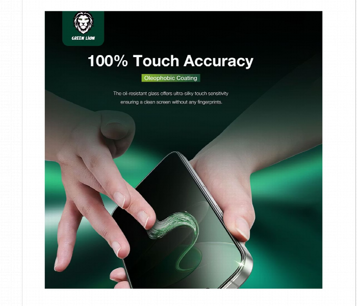 Green Lion Picasso 3D Privacy Glass With Alignment Tray Iphone 16 Plus  Black - Zoom Image 3