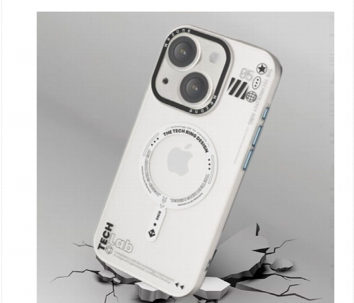 Mezone Tech Magnetic Case Iphone 14  White - Zoom Image 2