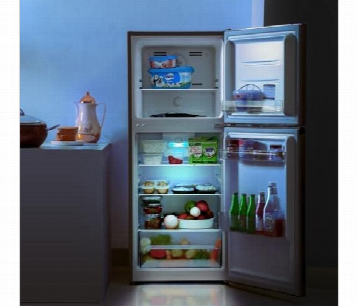 Geepas Grf2522Sxn 180L Net Capacity Stainless Steel Double Door Refrigerator With Multi Air Flow Body - Zoom Image 8